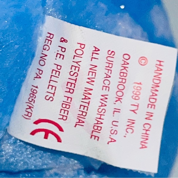 TY 1999 Holiday Teddy Beanie Babies NWT Always Stored in Case Tag Errors Bear - Picture 13 of 16